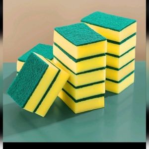 100 pcs Double-sided Cleaning Sponge
